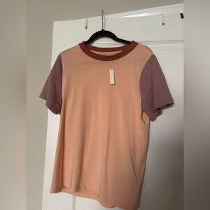 Madewell colorblock tee tshirt M